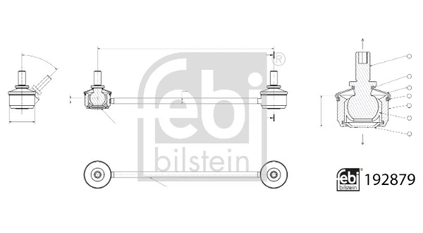 Link/Coupling Rod, stabiliser bar